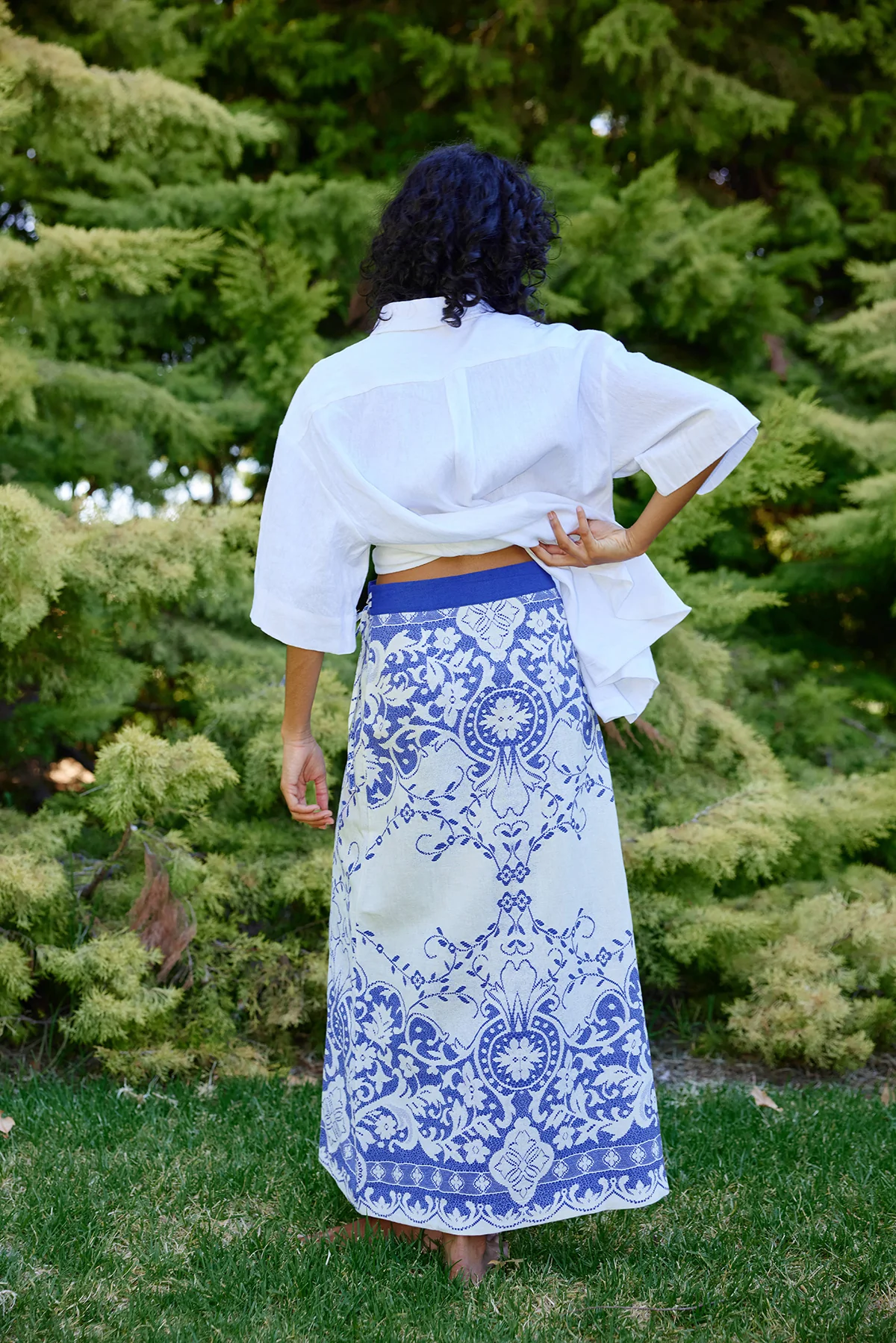 TANSY SKIRT ANTIQUE ROYAL - Image 3
